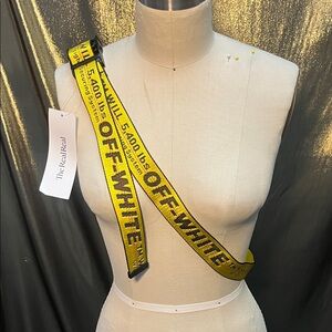 🖤💛 Off-White Belt in Yellow & Black 💛🖤